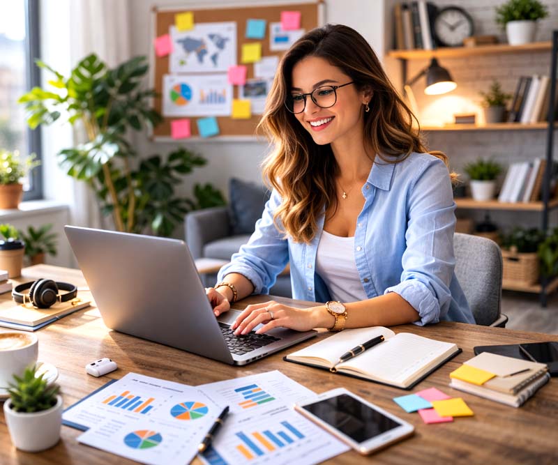 Freelancers collaborating on Anylancer marketplace