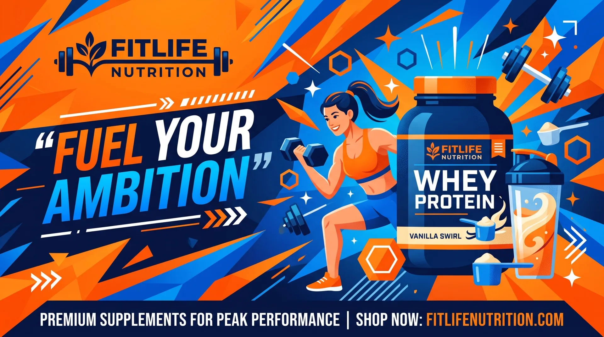 Social Media Campaign for "FitLife Nutrition"