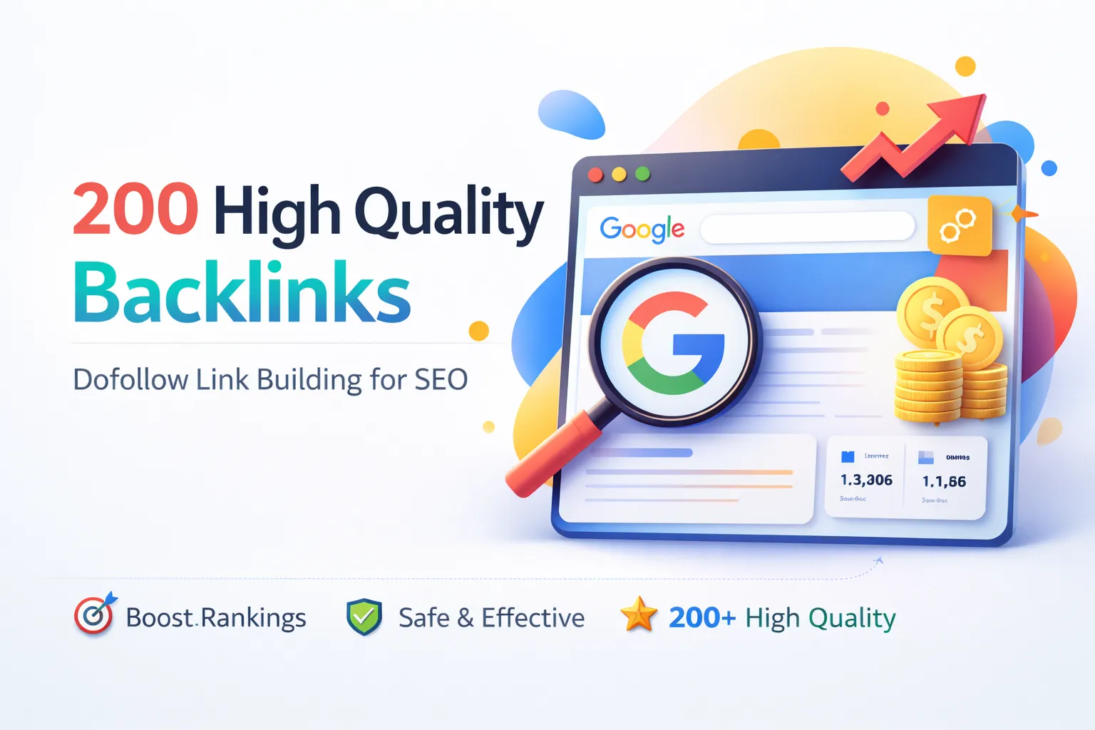 I will do 200 high quality dofollow link building off page SEO backlinks