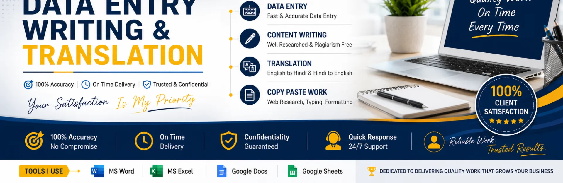 I will do writing and translation